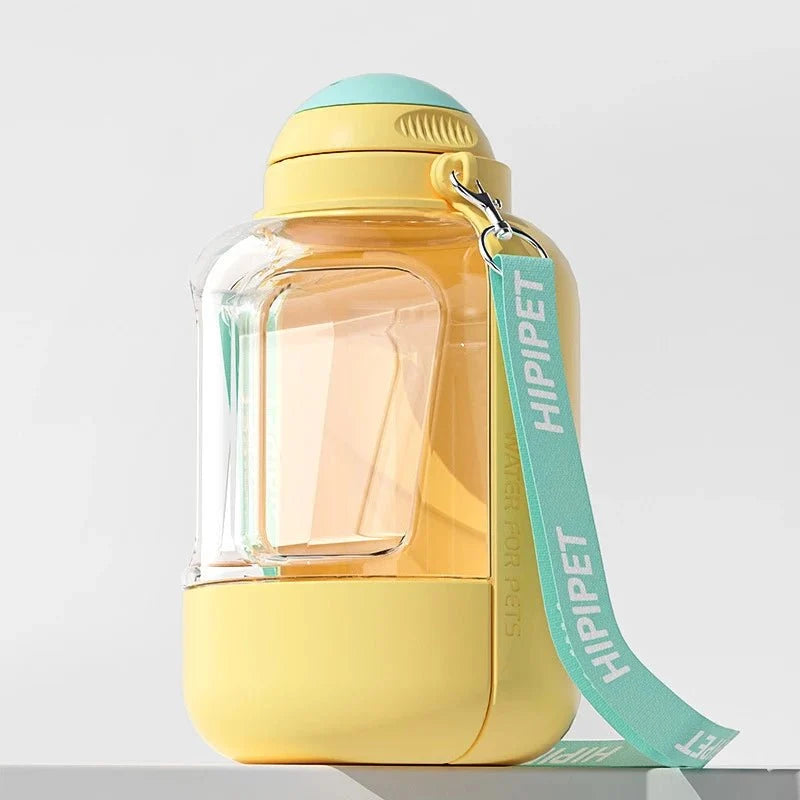 2-in-1 Portable Dog Water Bottle – HydrateMotion™