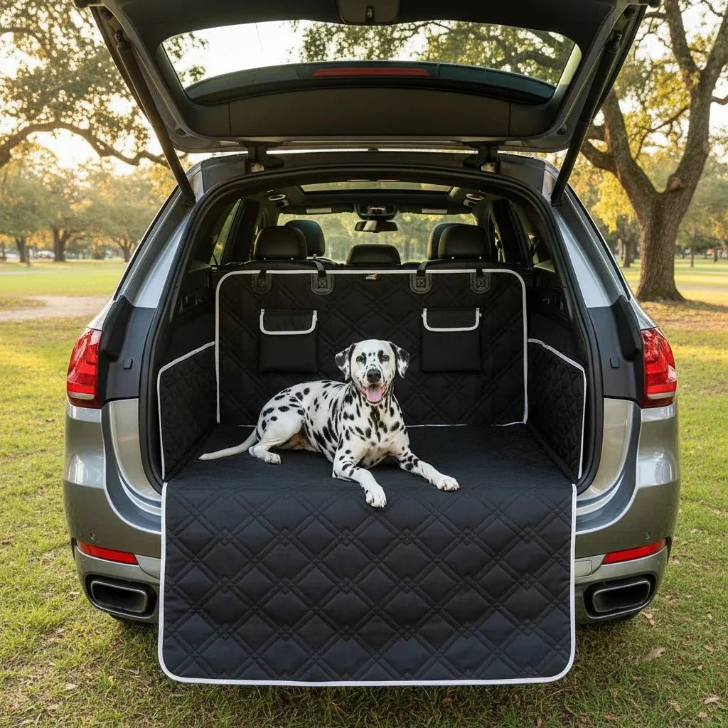 Waterproof Dog Car Trunk & Cargo Cover – PawRideMotion™