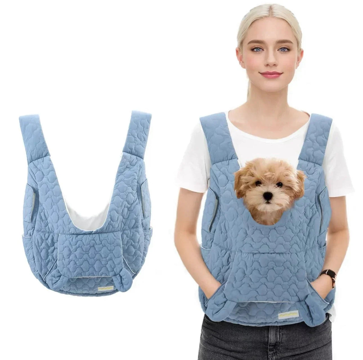 Front-Carry Pet Carrier for Small Dogs & Cats – CarrySelect™