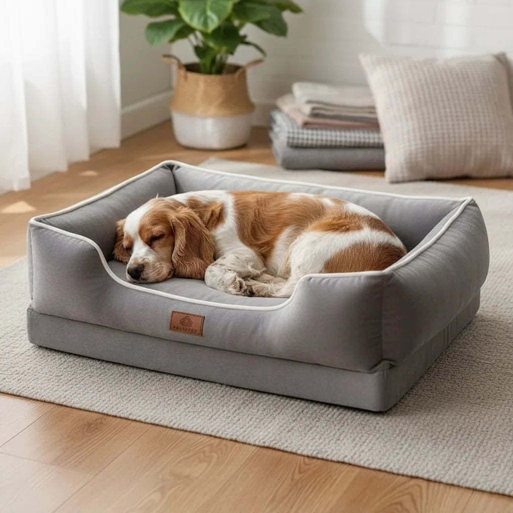 Soft Plush Dog & Cat Bed – SoftSafe™