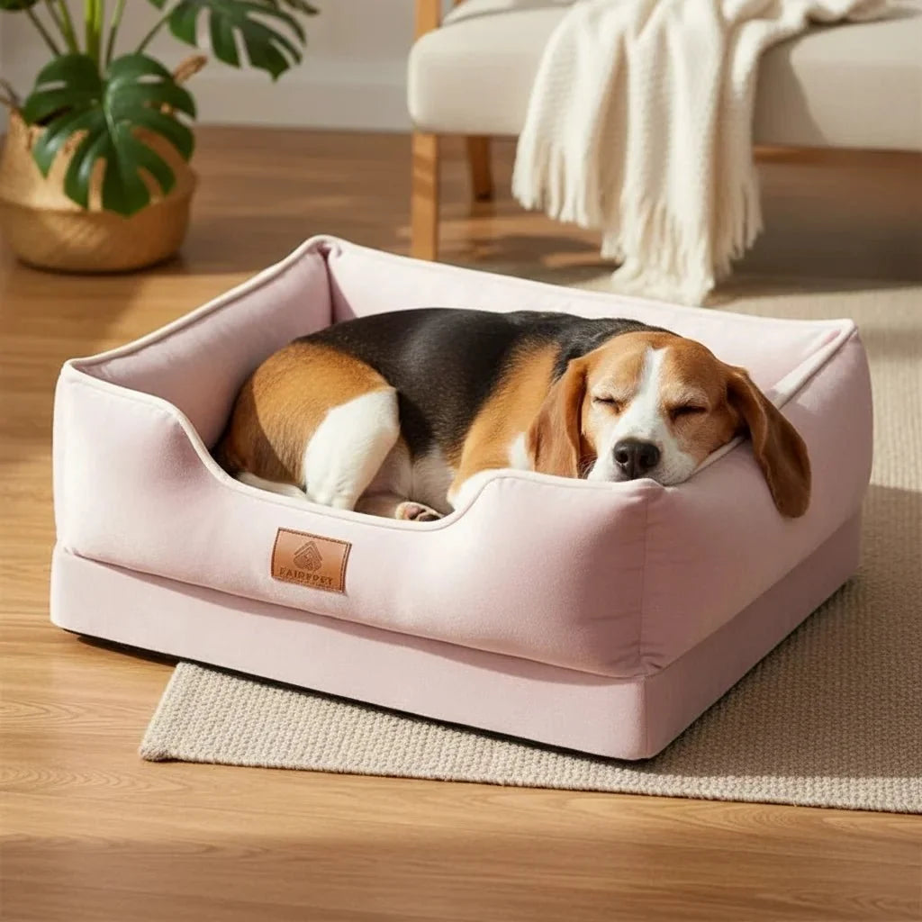 Soft Plush Dog & Cat Bed – SoftSafe™