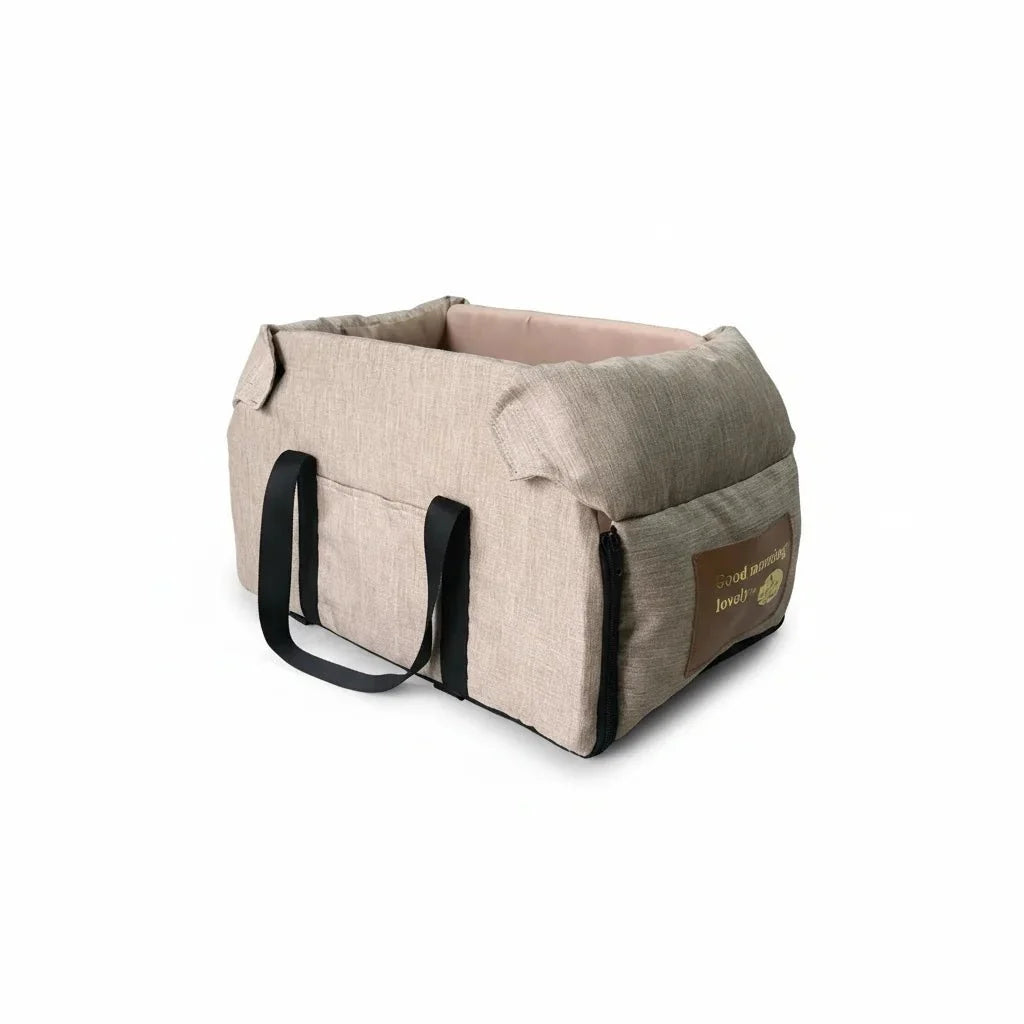 Luxury Pet Car Bed & Travel Carrier – TrekGuard™