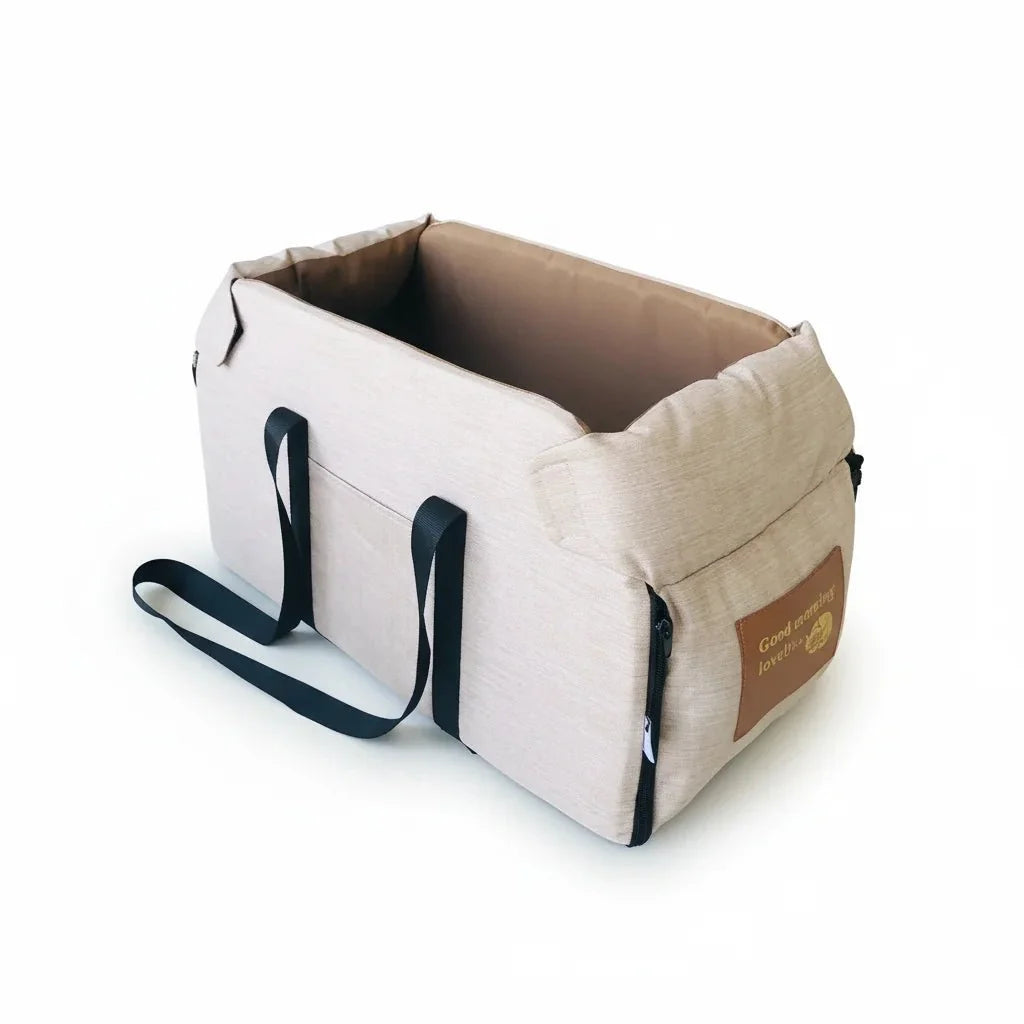 Luxury Pet Car Bed & Travel Carrier – TrekGuard™