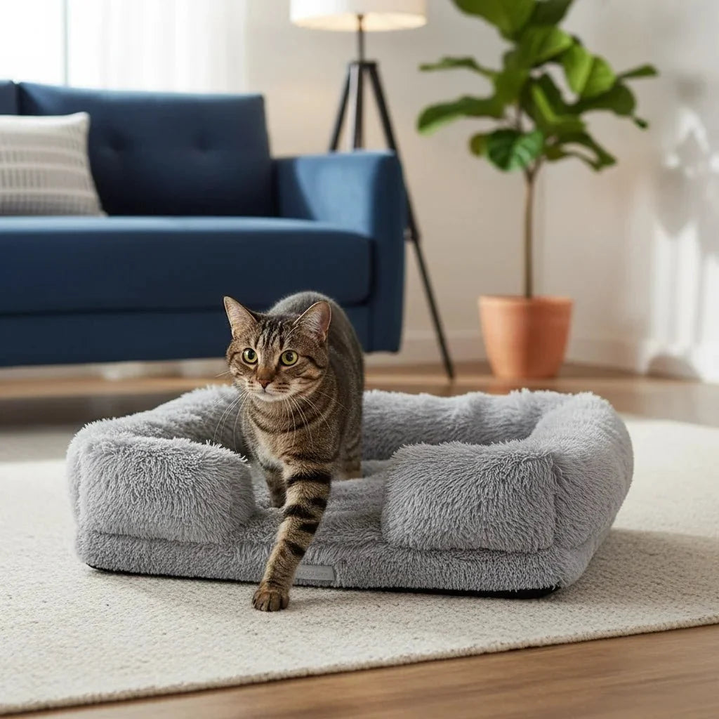 Orthopedic Pet Bed for Dogs & Cats – NestPath™