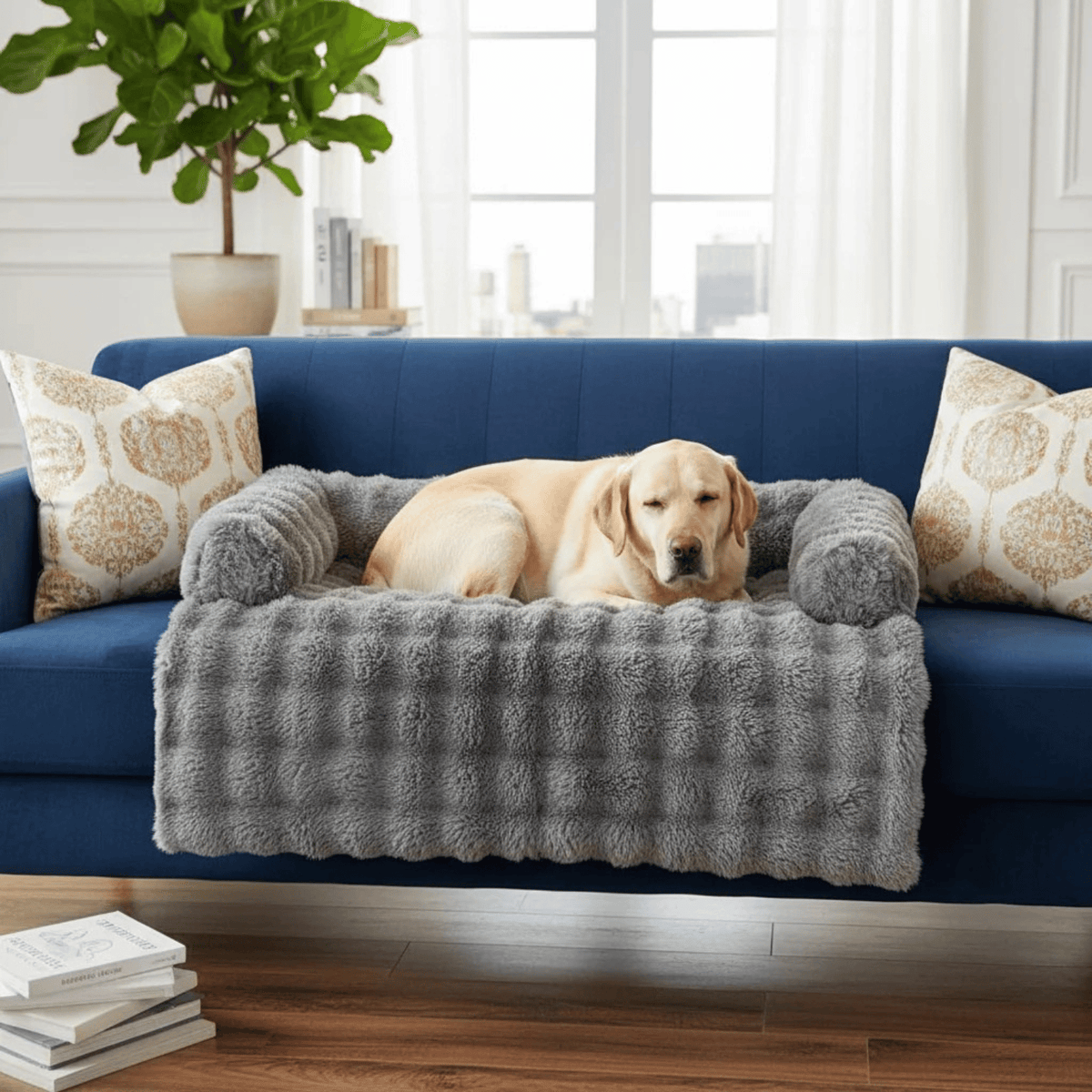 Luxury Dog Bed & Sofa Protector – SoftHaven™