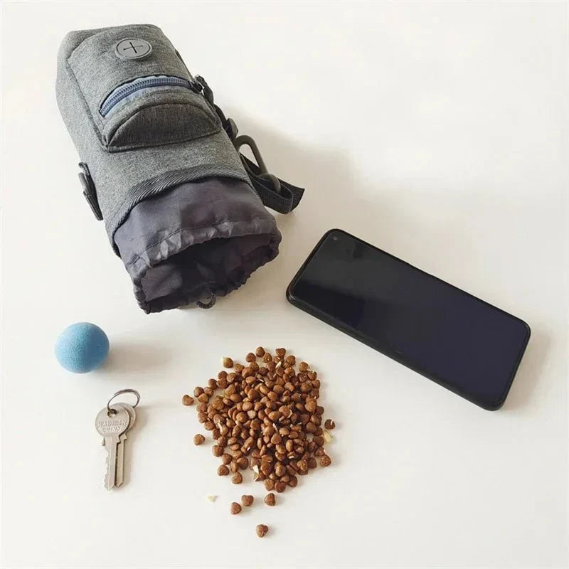 Dog Treat Pouch with Waste Bag Holder – BowlPort™