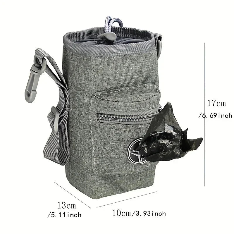 Dog Treat Pouch with Waste Bag Holder – BowlPort™