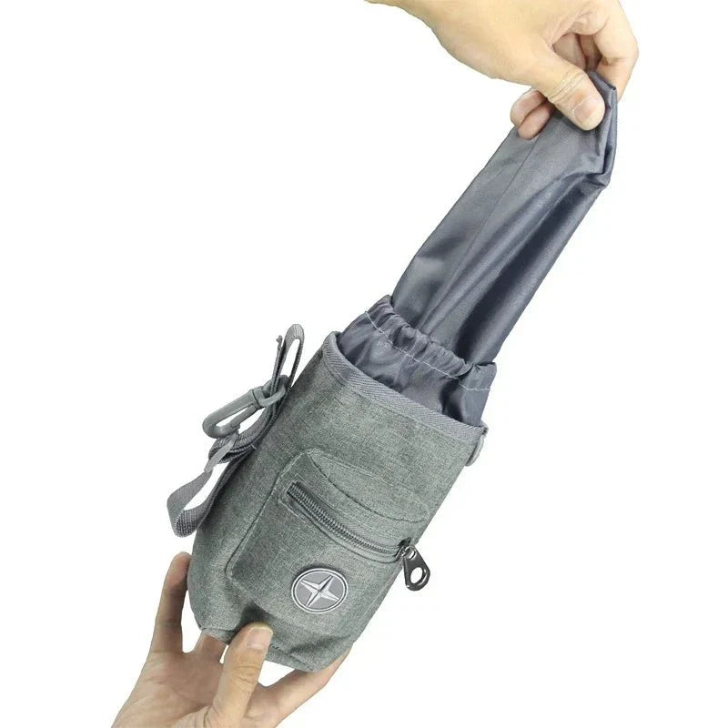 Dog Treat Pouch with Waste Bag Holder – BowlPort™