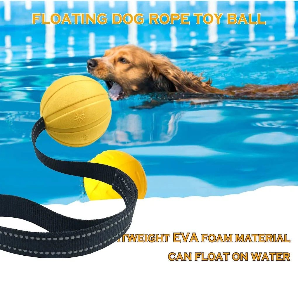 Floating Rope Dog Ball for Chewing & Fetch – QuestReady™