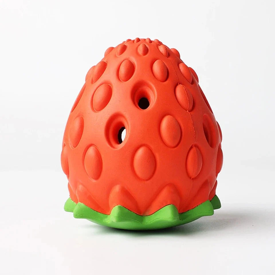 Interactive Strawberry Treat Ball for Dogs – TreatBounce™