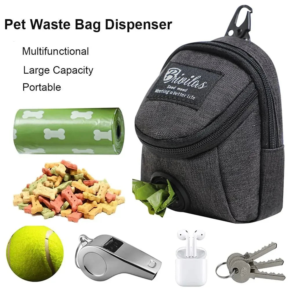Portable Dog Training Treat Pouch & Waste Bag Holder – SpotlessHaven™