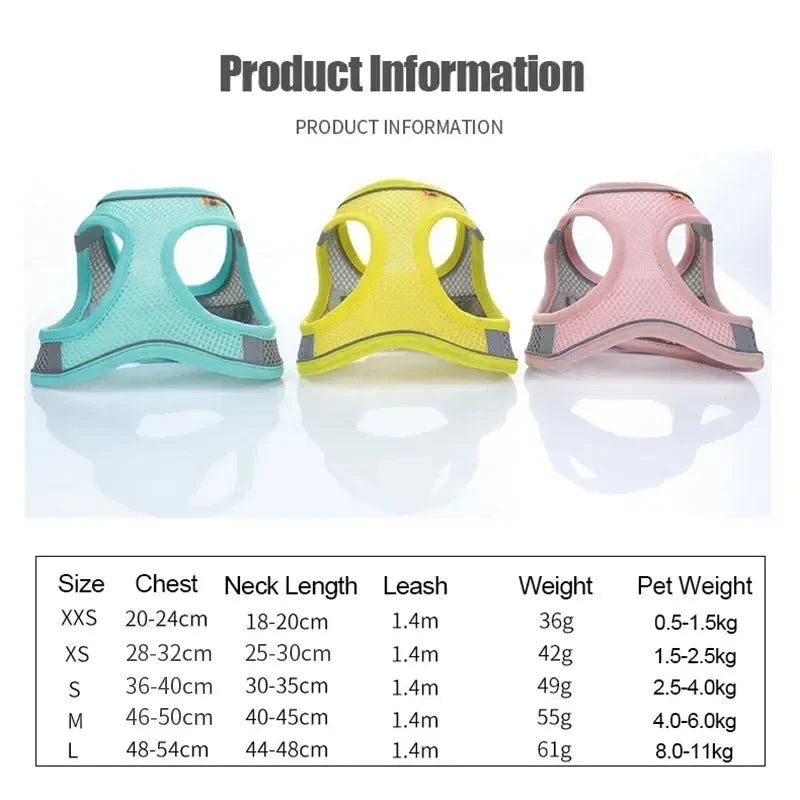 Breathable Adjustable Dog Harness for Everyday Walks – ControlWorks™