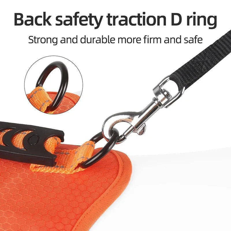 Reflective Adjustable Nylon Dog Harness – TrailGuard™
