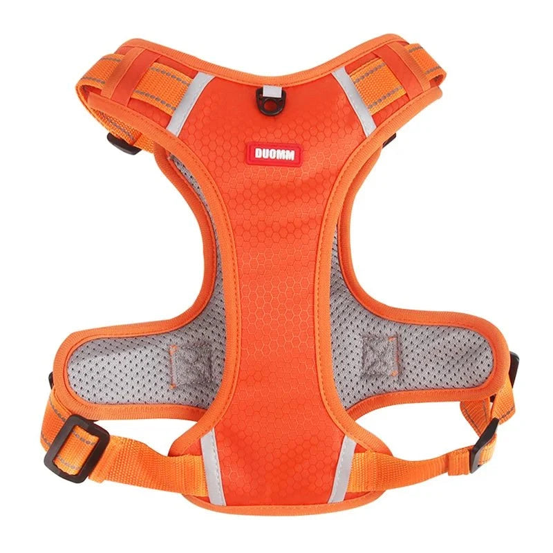 Reflective Adjustable Nylon Dog Harness – TrailGuard™