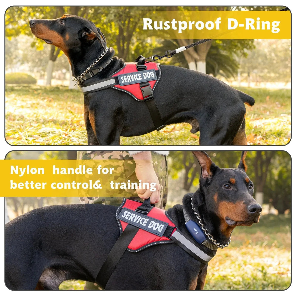 Reflective Adjustable Dog Harness – RoutePath™