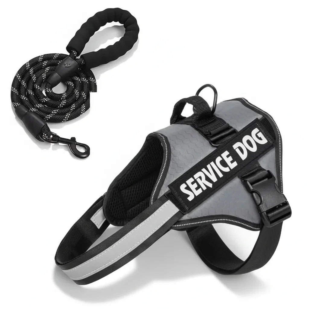 Reflective Adjustable Dog Harness – RoutePath™
