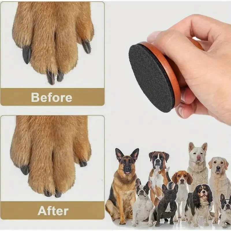 Wooden Dog Nail File with Sandpaper – CarePeak™