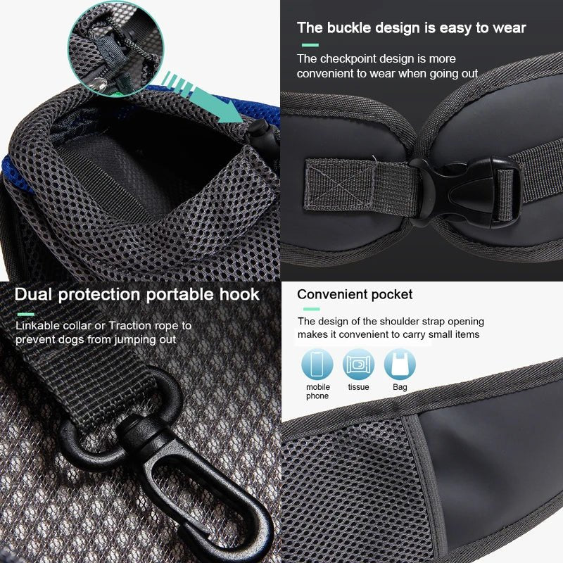 Pet Shoulder Carrier Bag for Dogs & Cats – TrekPort™