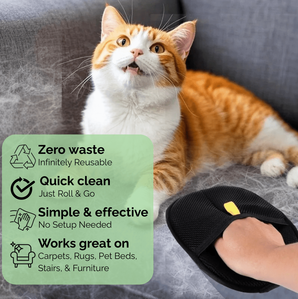 Pet Hair Removal Gloves – EverydayComfort™
