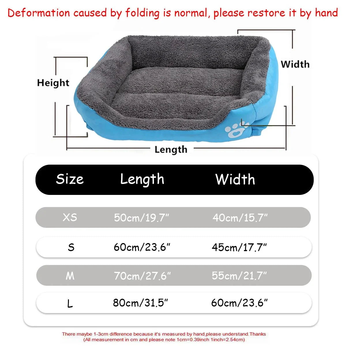 Washable Plush Pet Bed with Waterproof Base – CloudBalance™