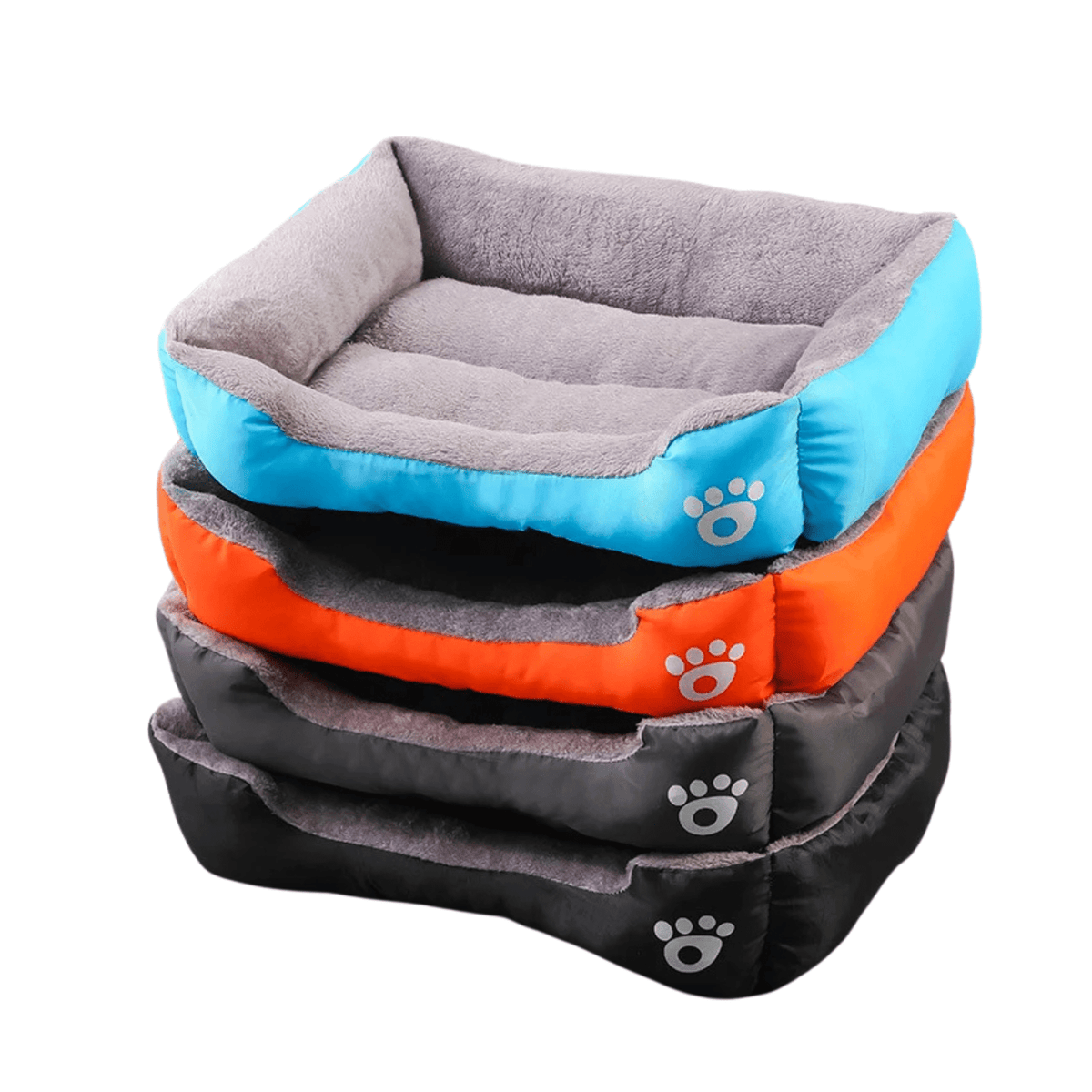 Washable Plush Pet Bed with Waterproof Base – CloudBalance™