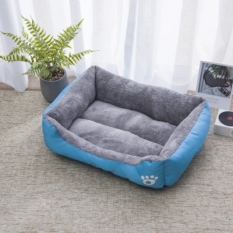 Washable Plush Pet Bed with Waterproof Base – CloudBalance™