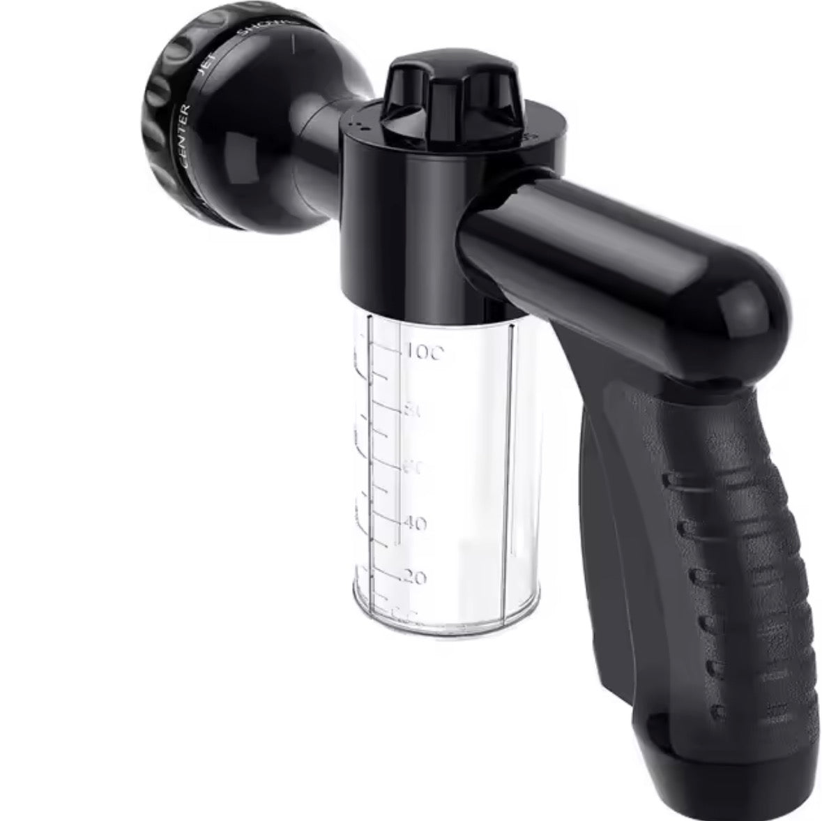 Hydro Hound dog bath sprayer in black