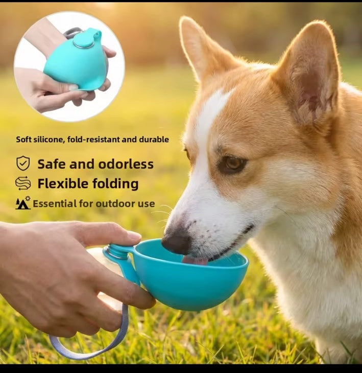 Tailented HydroPup portable dog water bottle for outdoor hydration