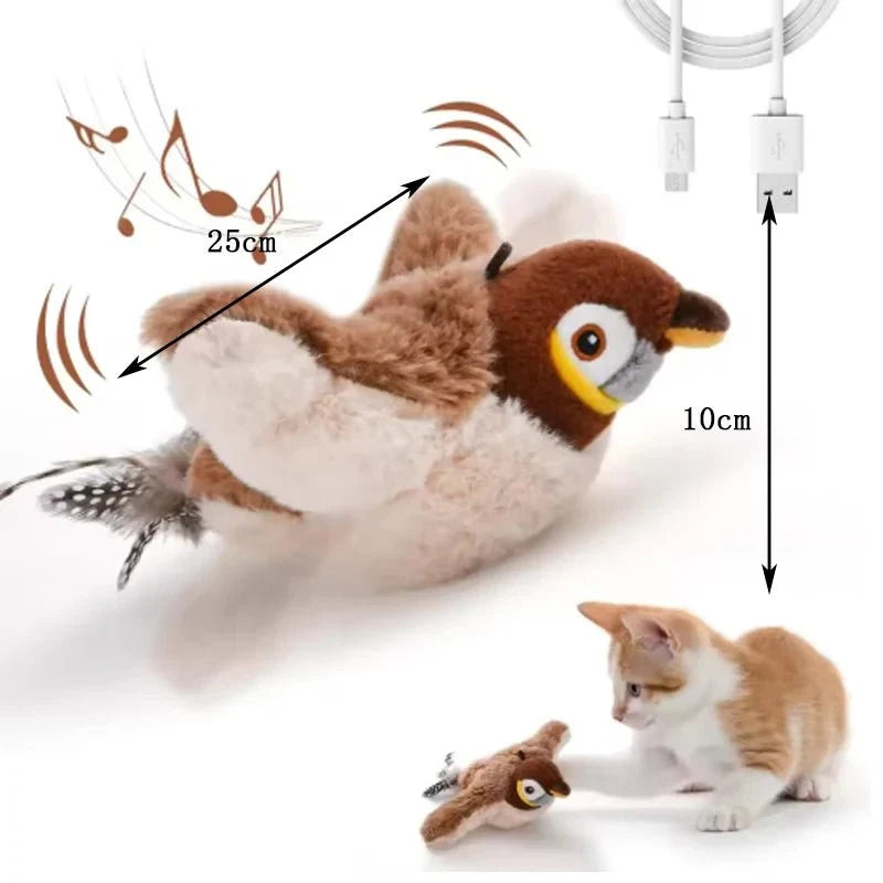 Interactive Bird Toy for Cats – BounceEssentials™