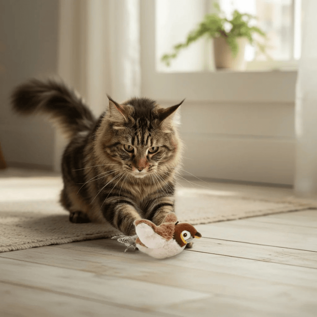 Interactive Bird Toy for Cats – BounceEssentials™