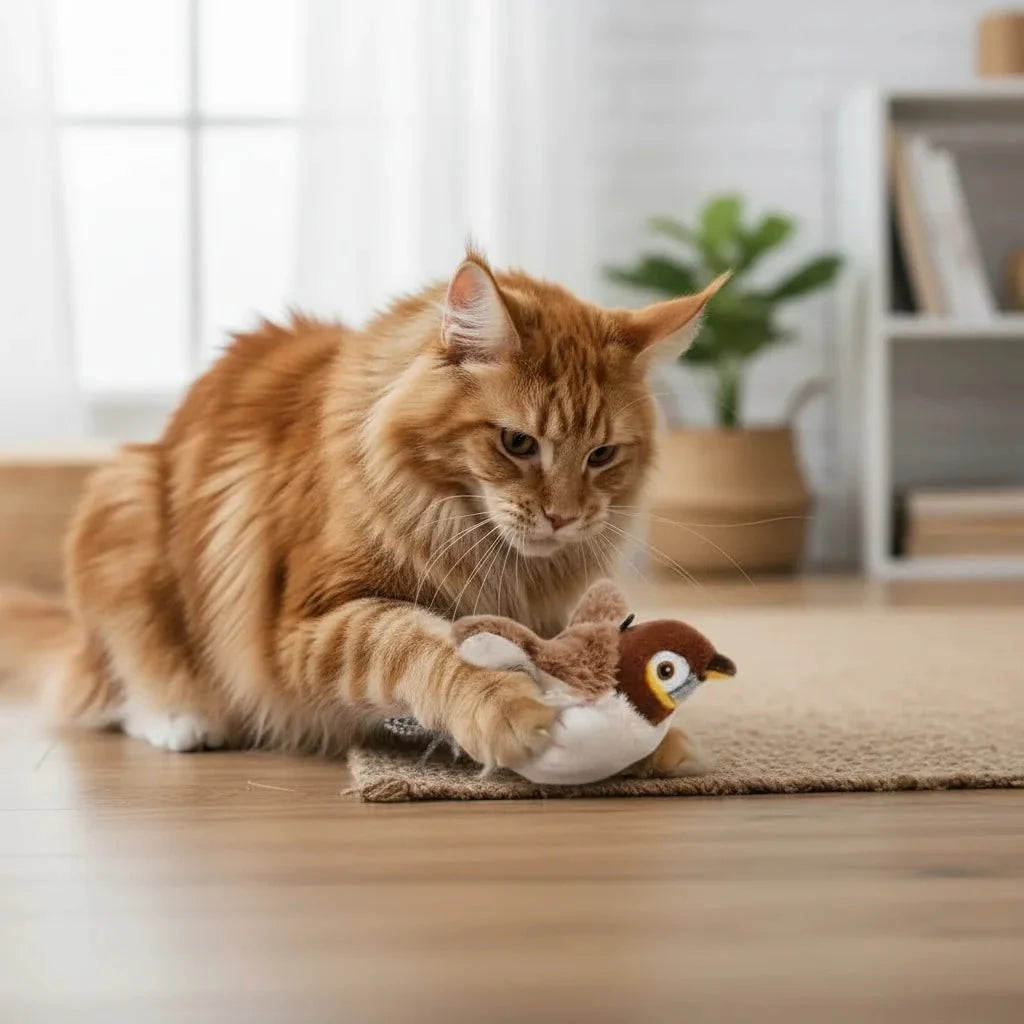 Interactive Bird Toy for Cats – BounceEssentials™