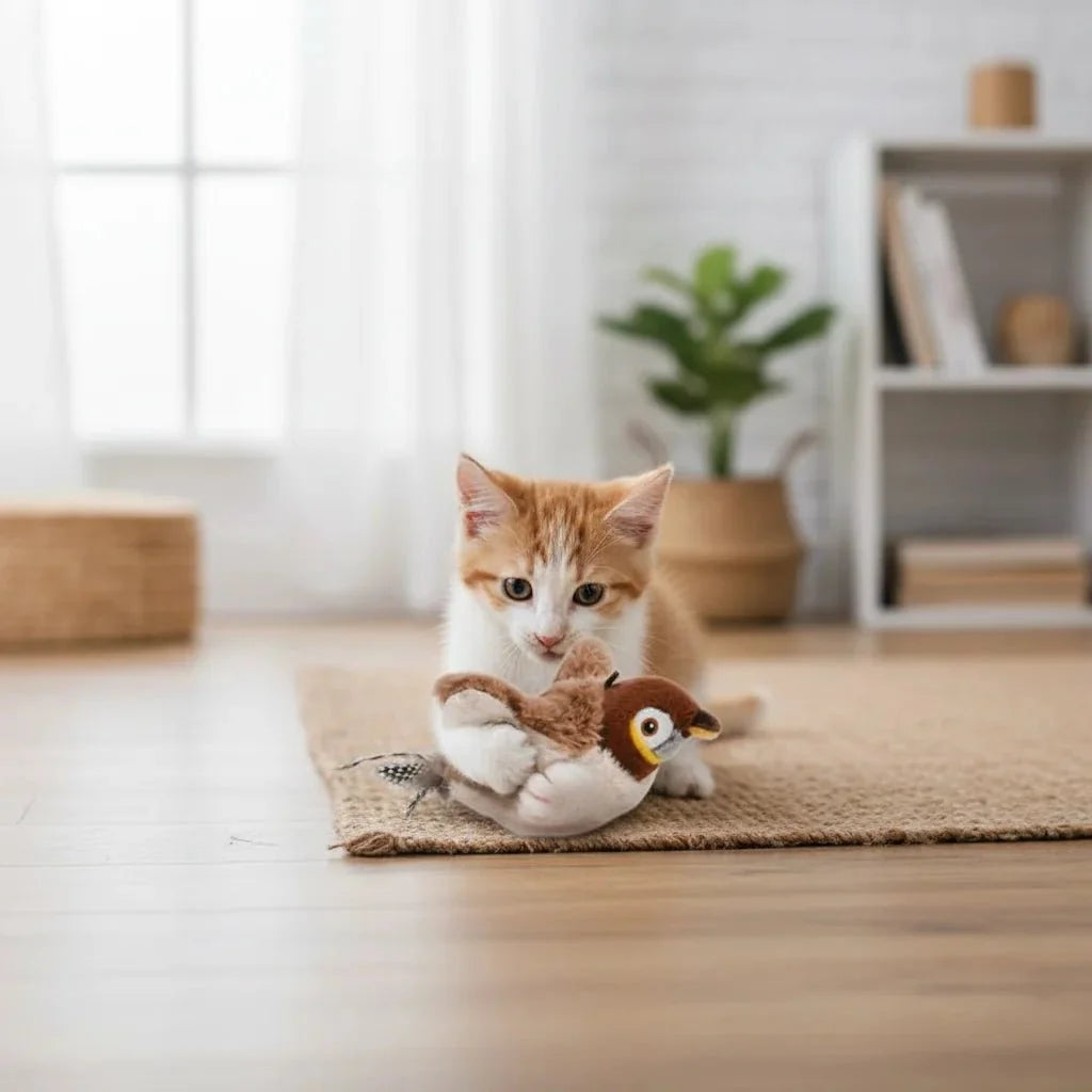 Interactive Bird Toy for Cats – BounceEssentials™