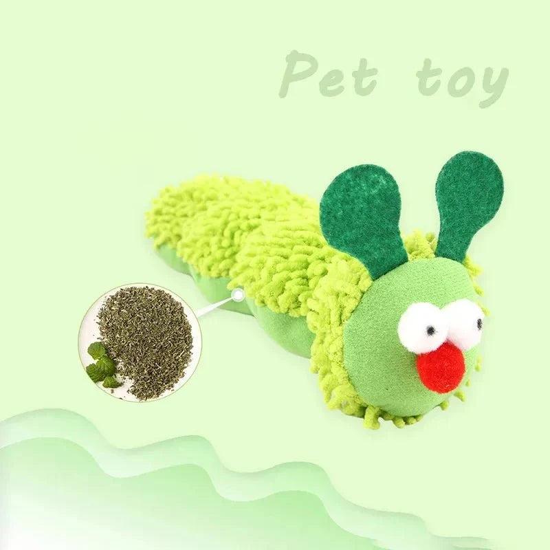 Interactive Cat Plush Toy with Catnip – ChaseGlow™
