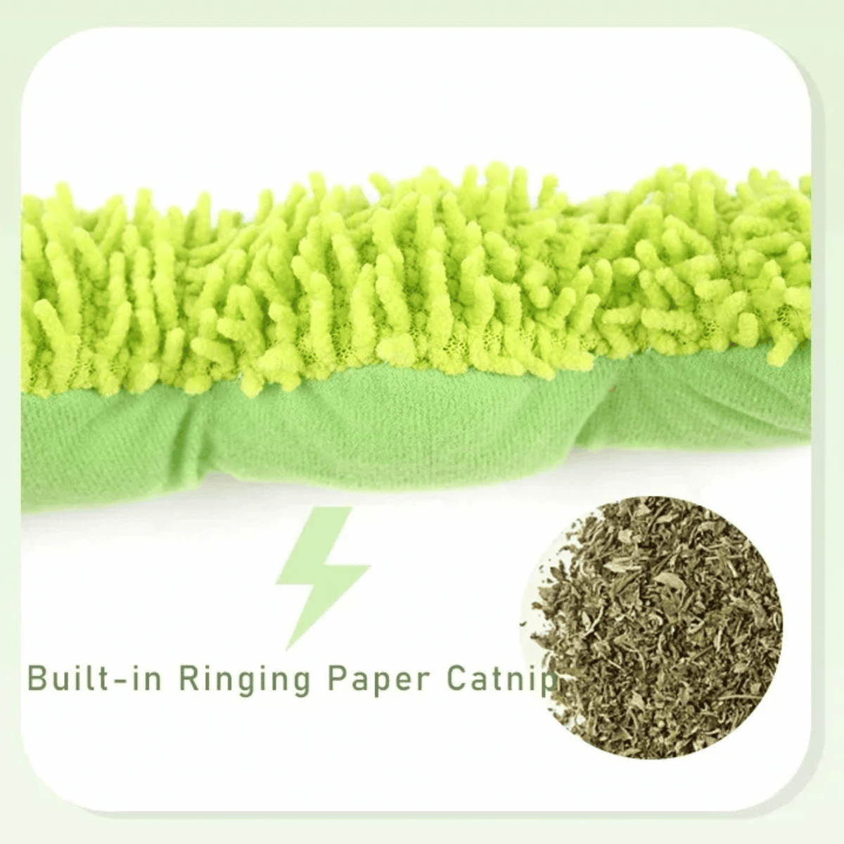 Interactive Cat Plush Toy with Catnip – ChaseGlow™