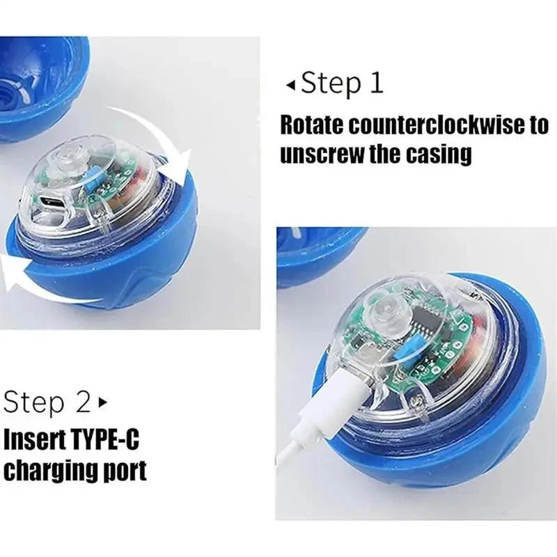 Interactive Rolling LED Ball for Dogs – PurrStyle™