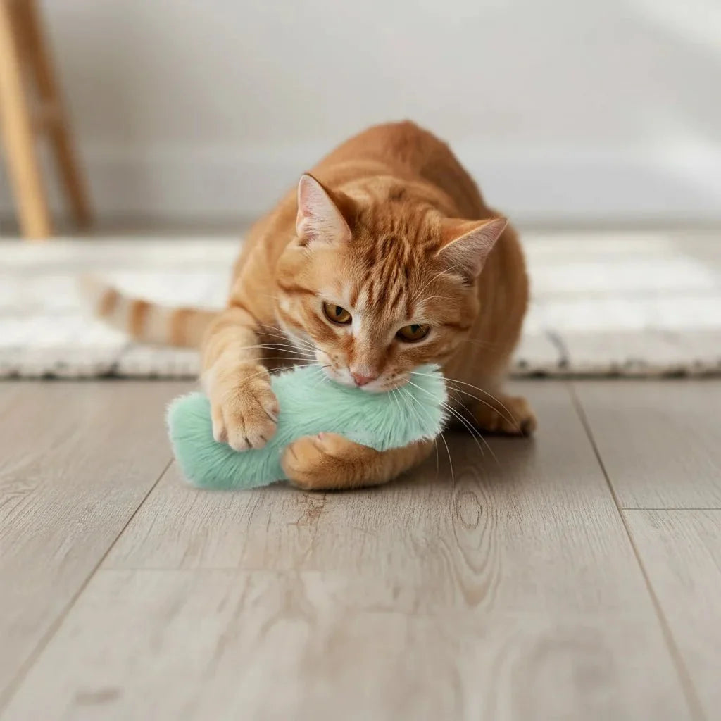 Catnip Plush Toy 4-Pack for Cats – TreatLuxe™