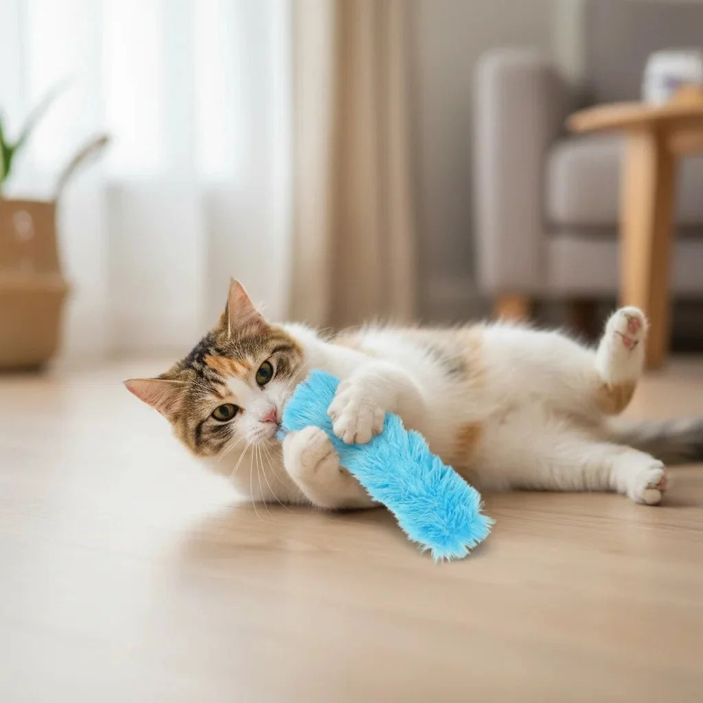 Catnip Plush Toy 4-Pack for Cats – TreatLuxe™