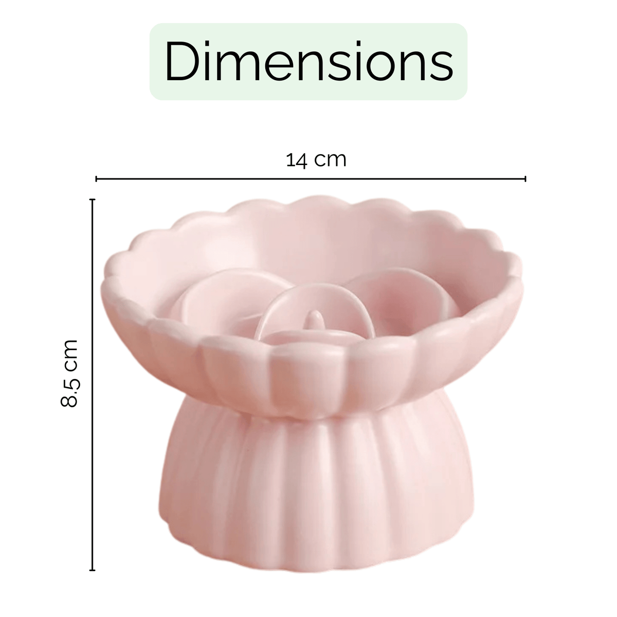 Ceramic Slow Feeder Bowl for Dogs & Cats – FeedWorks™