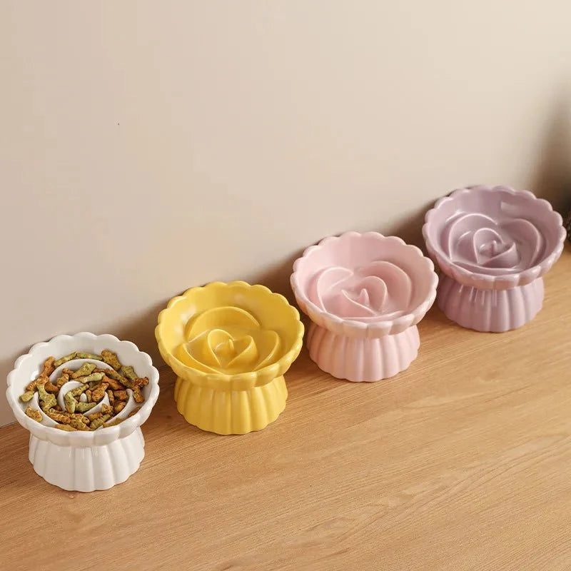 Ceramic Slow Feeder Bowl for Dogs & Cats – FeedWorks™