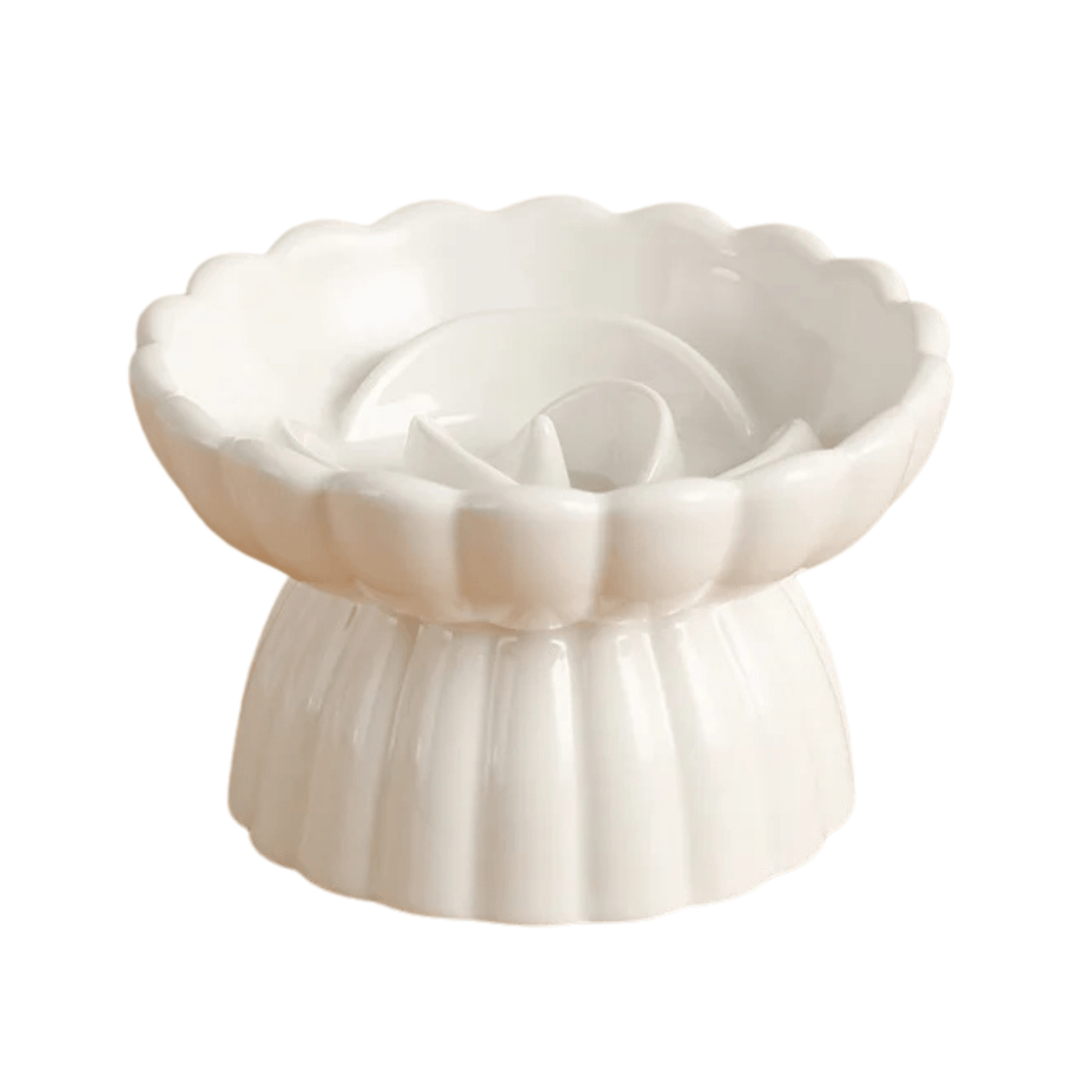 Ceramic Slow Feeder Bowl for Dogs & Cats – FeedWorks™