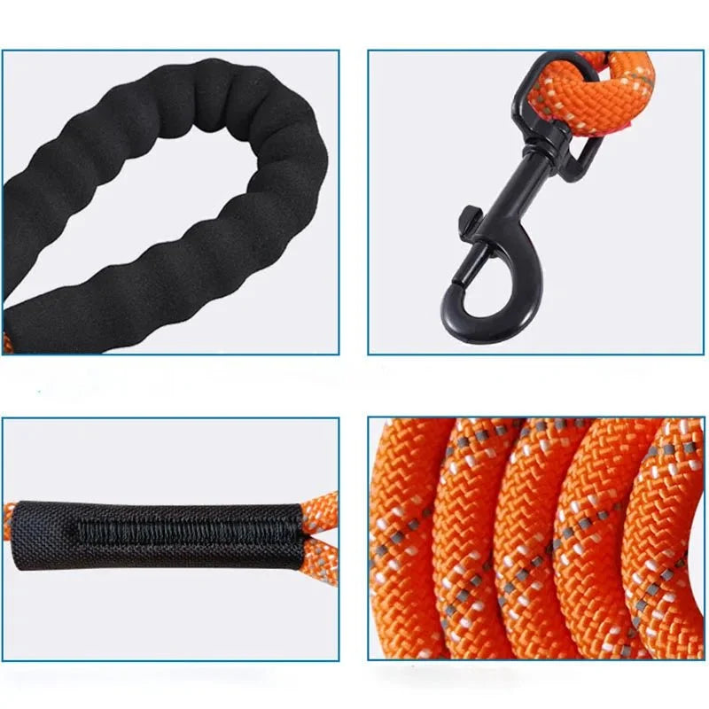 Reflective Long Dog Training Leash – SecureGo™