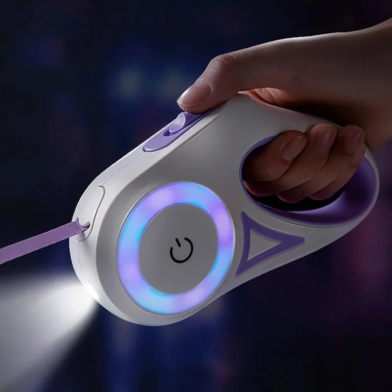 5m LED Retractable Dog & Cat Leash – RouteJoy™