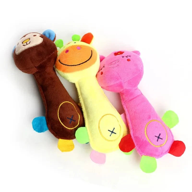 Soft Plush Squeaky Dog Toy – JoyFresh™