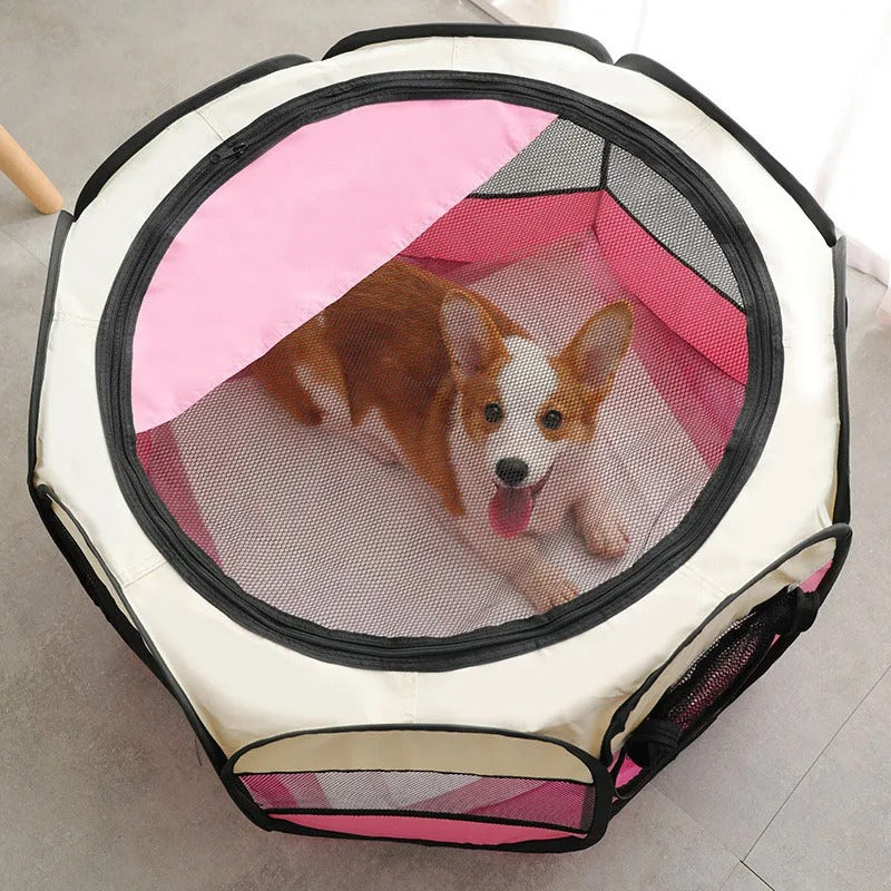 Tailented SafeLiving™ – Foldable Pet Playpen for Dogs