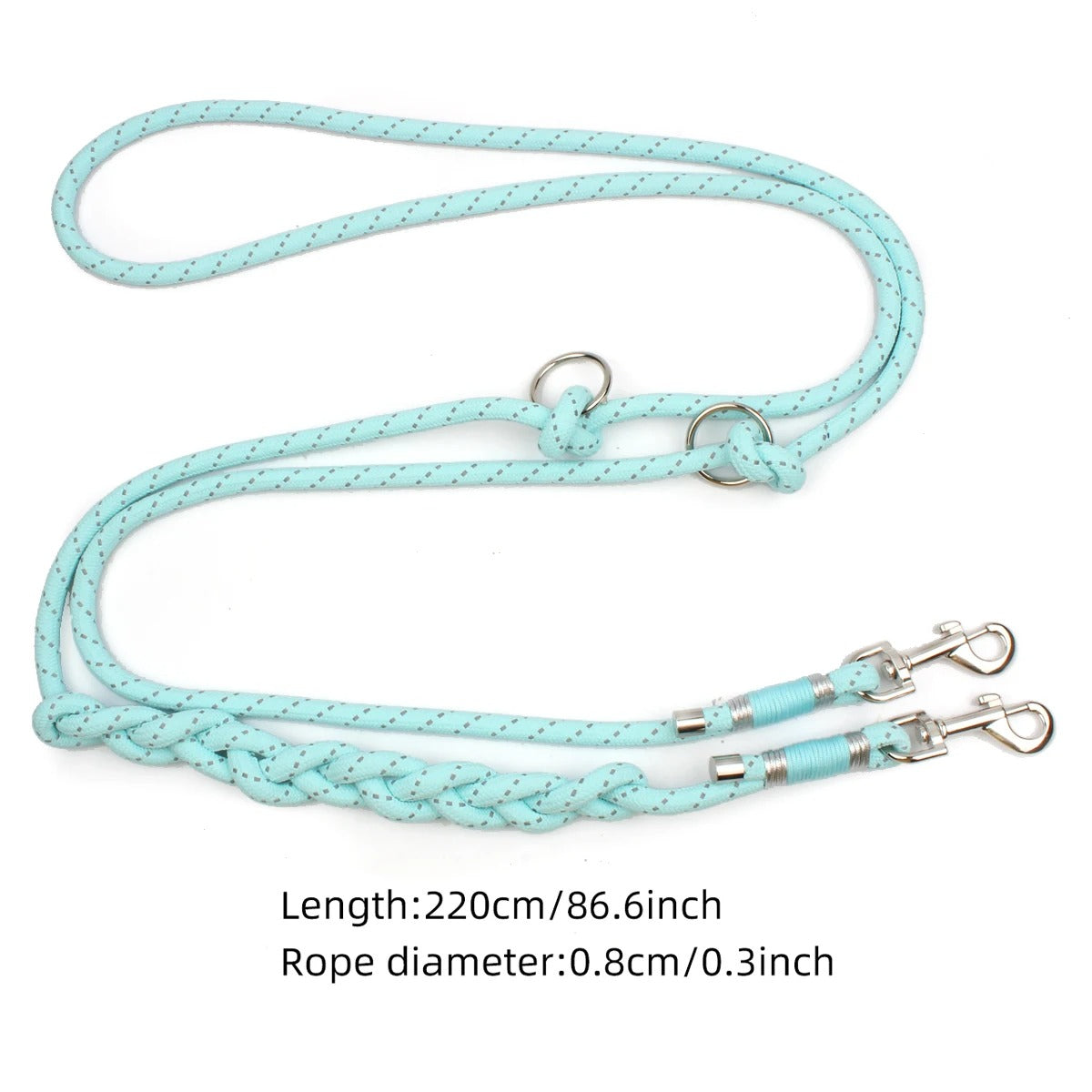 Tailented WalkCore™ – Hands-Free Reflective Dog Leash for Everyday Walks – Designed for Running