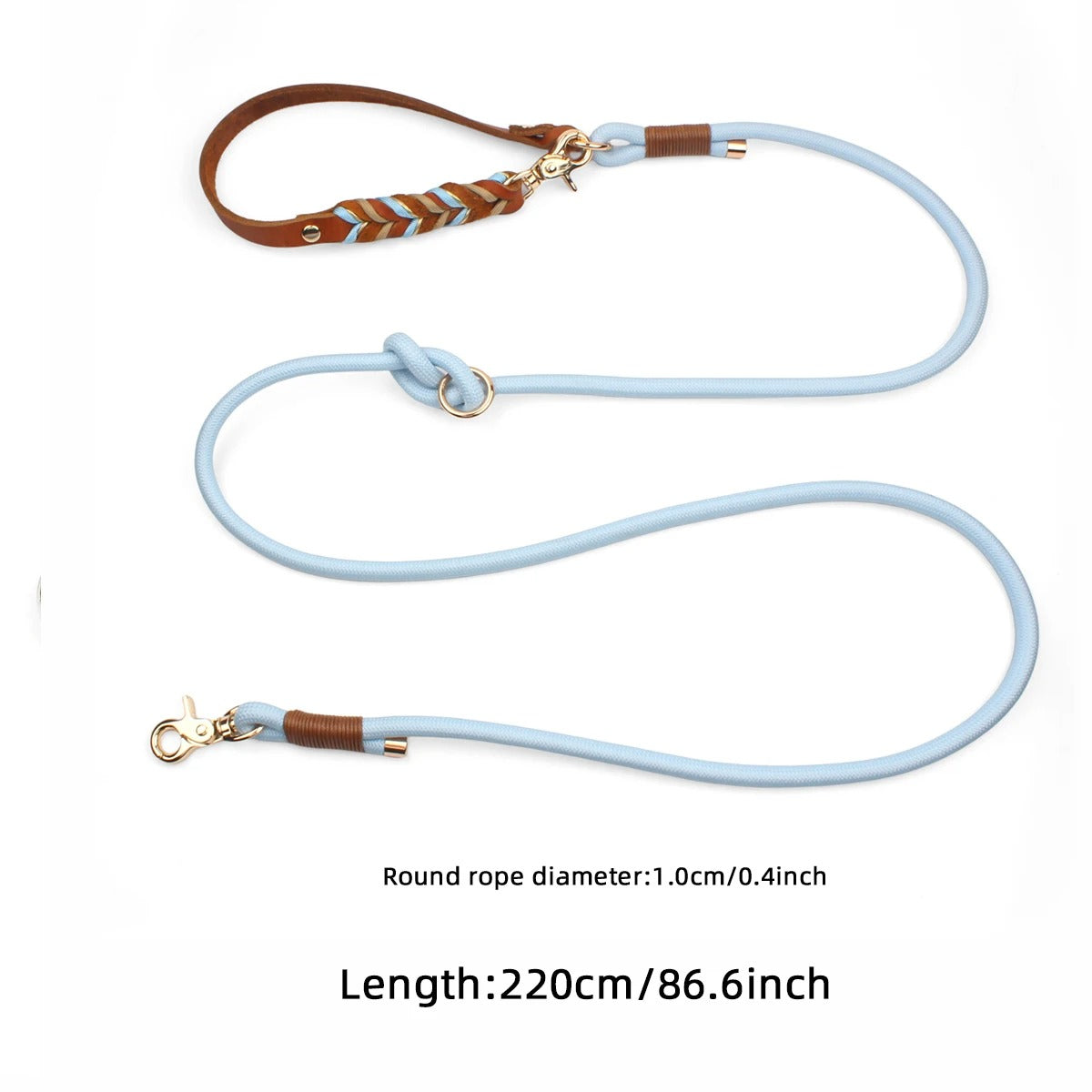Tailented LeadFlex™ – Leather Hands-Free Dog Leash for Everyday Walks