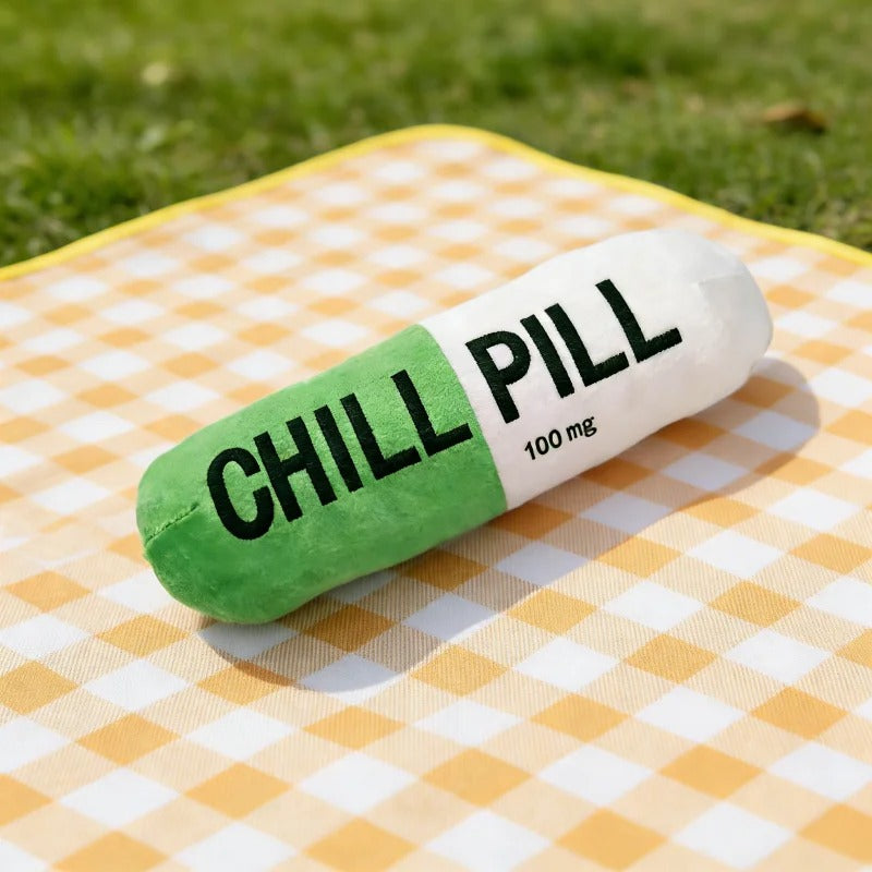 Squeaky Capsule Dog Toy – FetchPeak™