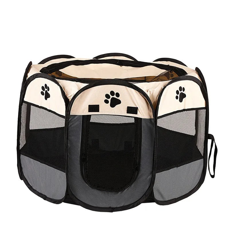 Tailented SafeLiving™ – Foldable Pet Playpen for Dogs