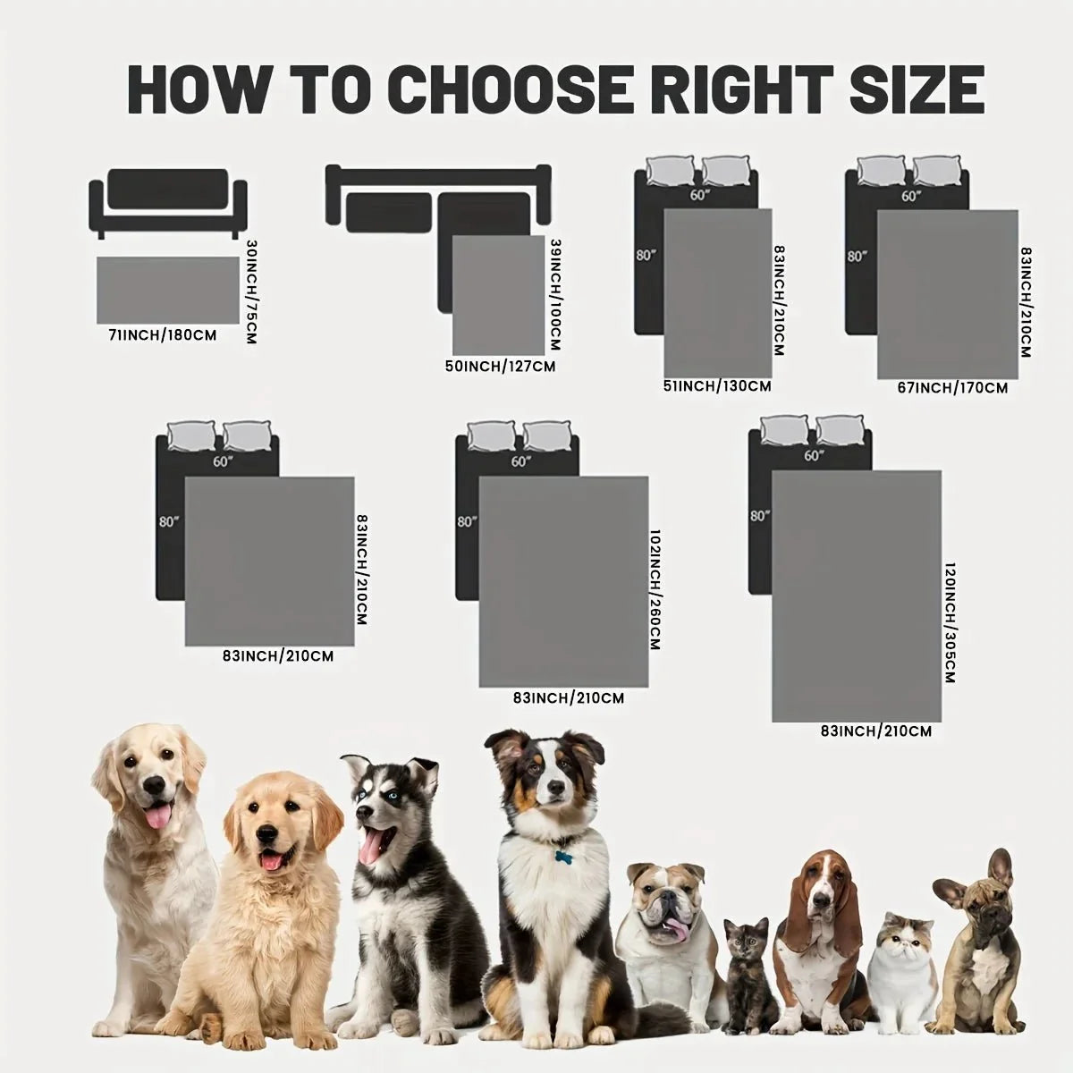 Waterproof Non-Slip Pet Blanket & Furniture Protector – ReadyPath™