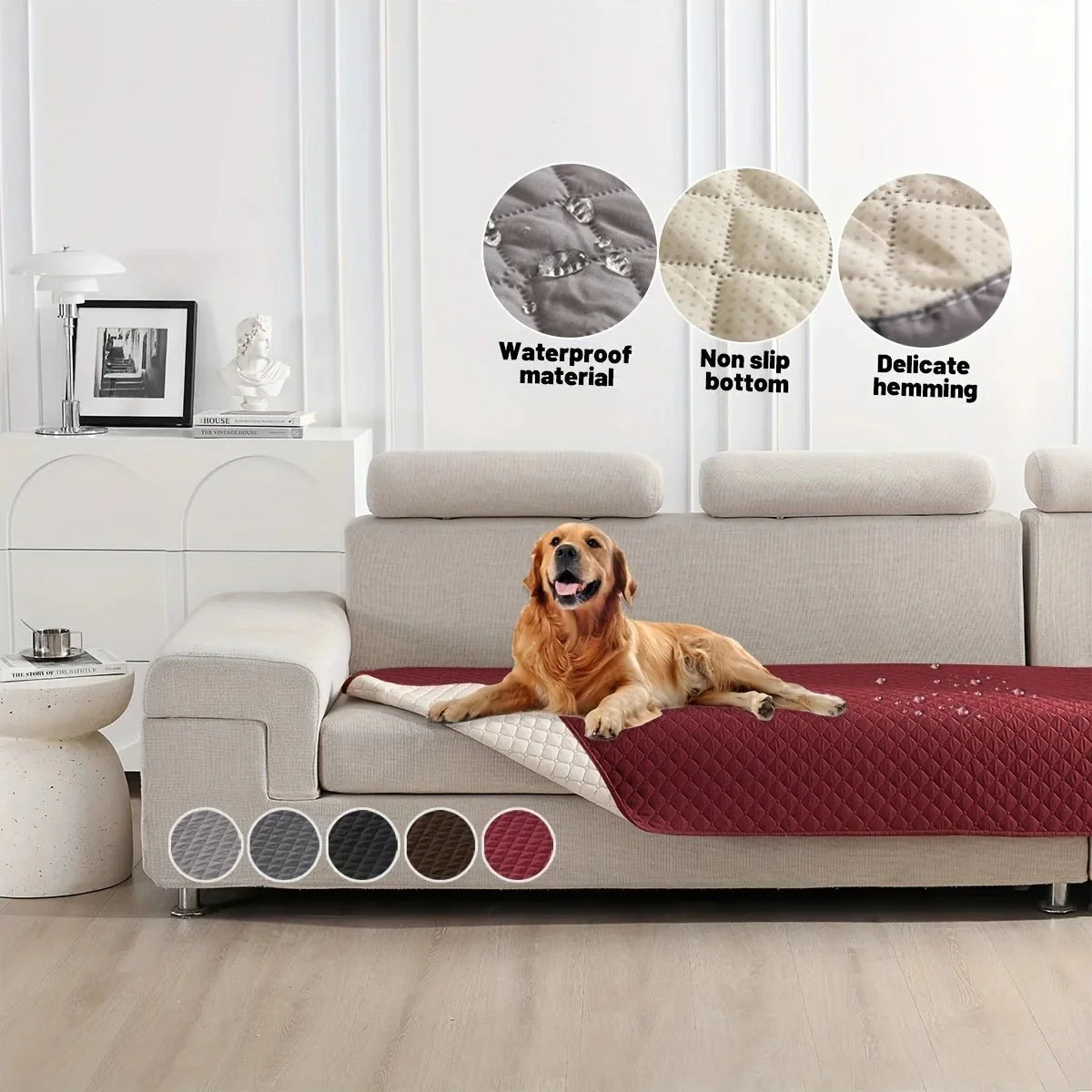 Waterproof Non-Slip Pet Blanket & Furniture Protector – ReadyPath™